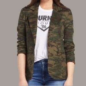 Level 99 Green Camouflage Blazer Size XL NWT